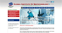 Desktop Screenshot of globalbiotek.net