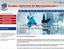 Tablet Screenshot of globalbiotek.net